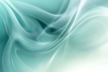 Obraz premium Abstract light teal background with organic flowing texture