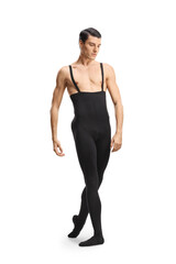 Fototapeta premium Male ballet dancer training