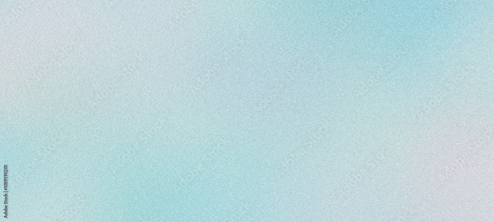 Poster smooth grainy gradient generating a subtle textured background in shades of blue and white, ideal fo