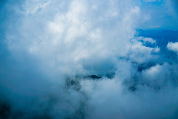 Cloud formation observation mountain range nature photography atmospheric conditions aerial view natural beauty