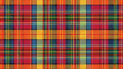 Experience a seamless tartan plaid design background, ideal for fashion, home decor, and graphic projects, adding a stylish touch to your creative endeavors.