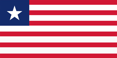 falag of liberia country