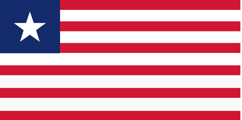 falag of liberia country