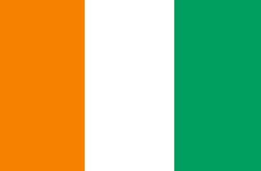 flag ivory coast nation country