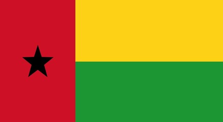 Naklejka premium flag guinea bissau national country