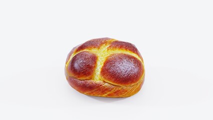 Fototapeta premium Freshly Baked Bread Buns | Ideal for Bakery Branding, Food Photography, and Culinary Presentations | Perfect for Artisan Bakers and Homemade Recipes