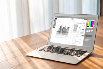 Architectural design modish software application for architect business and professional designer