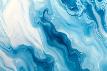 Abstract gentle blue and white gradient with smooth shine and flow