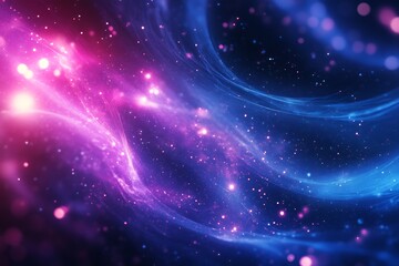 Obraz premium Abstract dark blue and purple gradient with glowing light effects