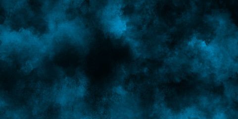 blue brush painted old grunge texture, Smoke in the dark blue texture, watercolor background concept design background with smoke, watercolor painted mottled blue background with vintage grunge.	