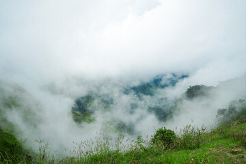 Misty mountain landscape nature reserve photography cloudy environment scenic viewpoint tranquility and serenity