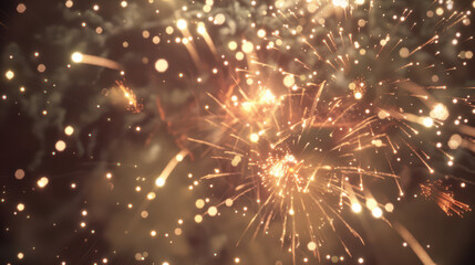 fireworks in the sky, abstract background