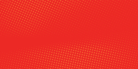 Dots halftone orange color pattern gradient texture with technology digital background. Dots pop art comics with summer background.