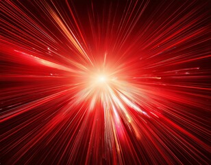 Obraz premium Light explosion red