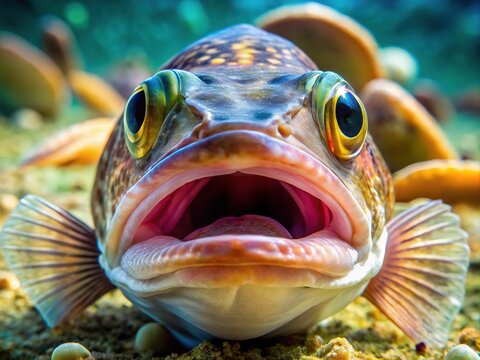 Marine invertebrate, Branchiostoma, also known as amphioxus, a cephalochordate.