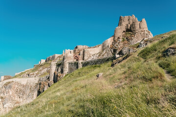 Hosap Castle located in Van, Turkey. The castle stands in all its glory at the highest point of the city.