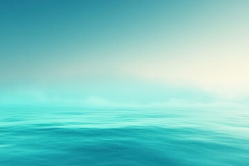 Serene Ocean Meets Calm Pastel Sky