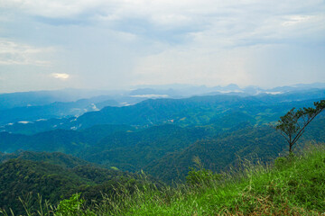 Breath-taking mountain view high altitude location landscape photography lush greenery panoramic view nature's serenity
