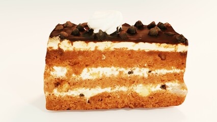 Pastry Chocolate Cake, Dry Cake, Birthday Cake  Cookie | Perfect for Dessert Displays, Bakery Promotions, and Food Photography | Ideal for Celebrations and Special Occasions