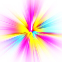 Obraz premium Colorful zoom motion effect. Abstract background.