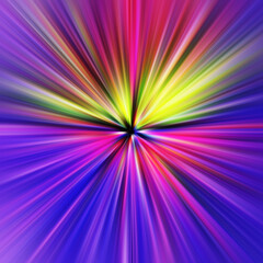 Obraz premium Colorful zoom motion effect. Abstract background.