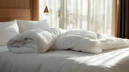 Beautiful Colored Mockup Bedroom Interior Blank Poster Decoration Art Background Image, generative AI