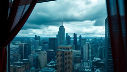 city skyscrapers