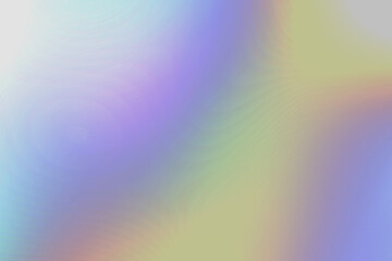 Fototapeta premium Fusion of iridescent tones with a rainbow effect and abstract shapes in the background. Abstract background with soft multicolored gradations.