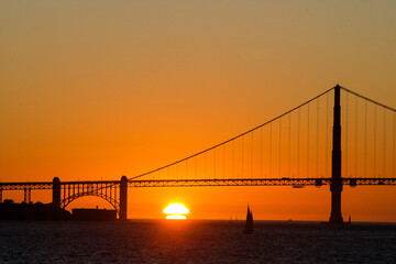 Obraz premium Golden Gate Sunset