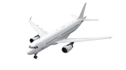 Obraz premium Airplane isolated on withe background