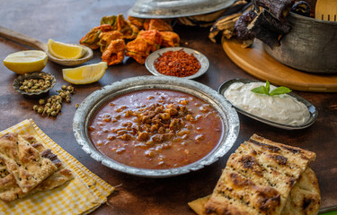 Traditional okra soup of Konya city