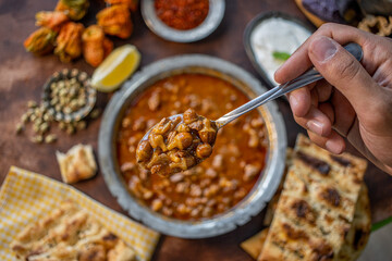 Traditional okra soup of Konya city