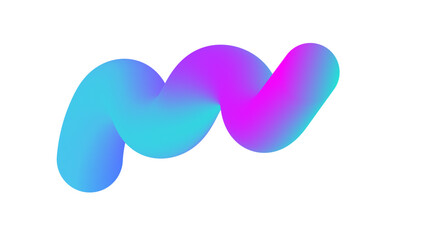 Abstract trendy 3d wavy fluid background wallpaper. Colorful gradient color 3d fluid liquid wallpaper background. Abstract 3d landing page template. Website concept, flyer, brochure, banner background