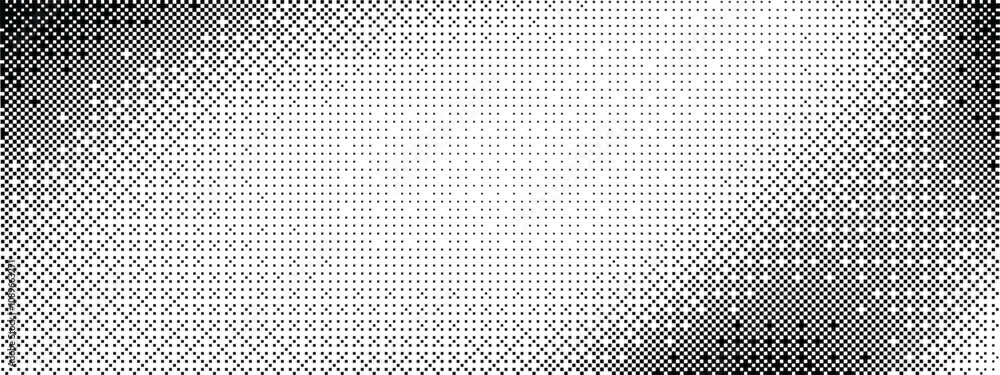 Aufkleber pixel dithering gradient. bitmap texture background. black and white random pixels pattern. retro gl