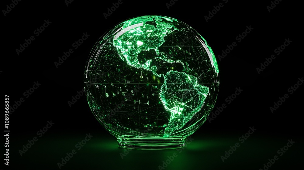 Poster global connectivity event innovative technology display digital environment futuristic viewpoint con