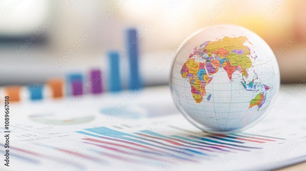 Poster global business insights market analysis financial reports office setting professional viewpoint dat