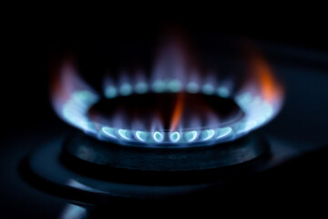 natural gas in the kitchen