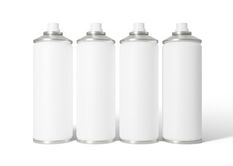 Colorful Spray Paint Can Mockup