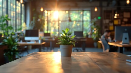 Green Workspace Serenity