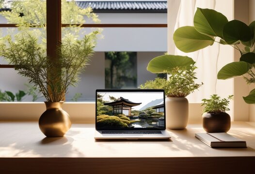 serene minimalist workspace elemental clutter free design promoting focus productivity, storage, desktop, decor, organization, light, inspiration, furniture