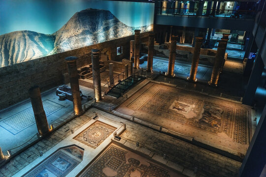 Zeugma Museum. The museum is one of the largest mosaic collections in the world. 20 June 2022 Gaziantep, Turkey.