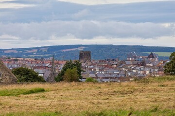 Obraz premium panorama of the city in Whitby - North Yorkshire - united kingdom