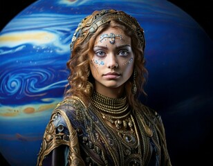 an amazing woman, a portrait