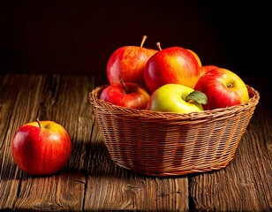 apples in basket