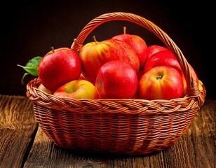 apples in basket