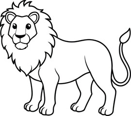 Lion Line Art