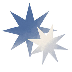 Obraz premium Textured stars