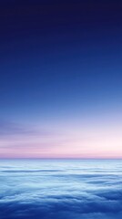 Fototapeta premium Serene Cloudscape Beneath Twilight Sky