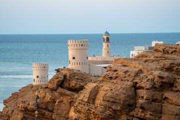 The watchtowers in Sur, Oman, stand as a testament to the region&rsquo;s rich history of defense and maritime trade.