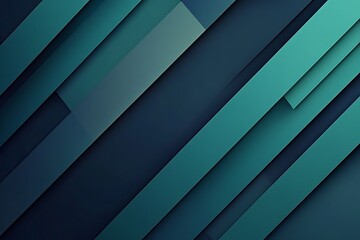 Obraz premium Subtle upward diagonal lines in teal over a navy gradient